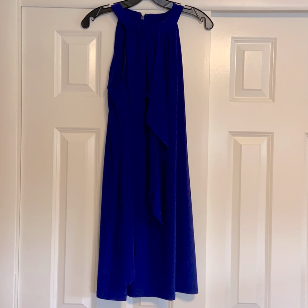 Blue mini dress